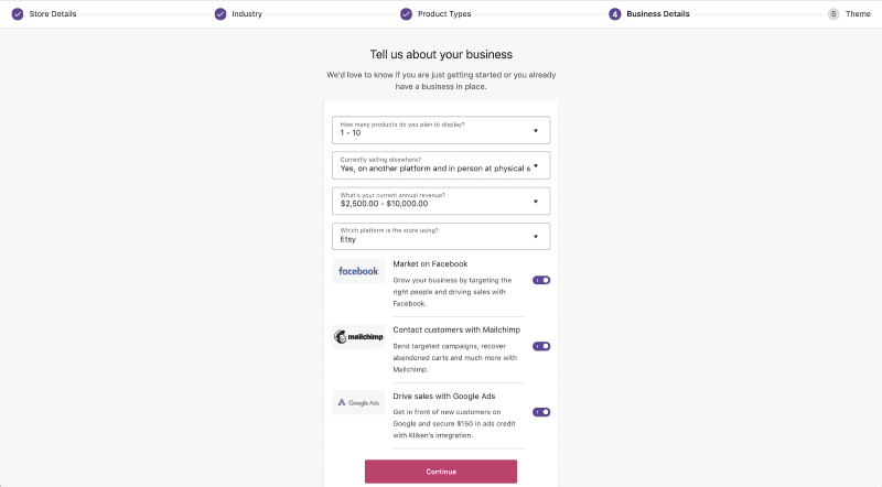 WooCommerce setup