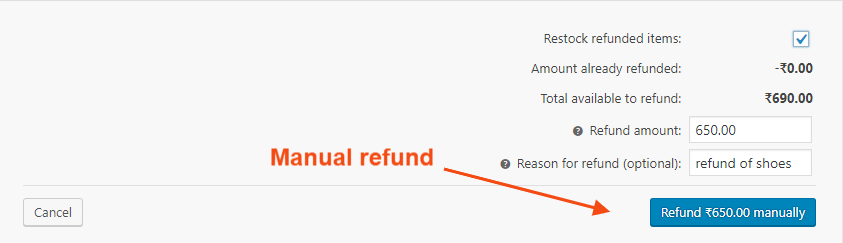 manual refund