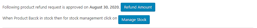 refund amount