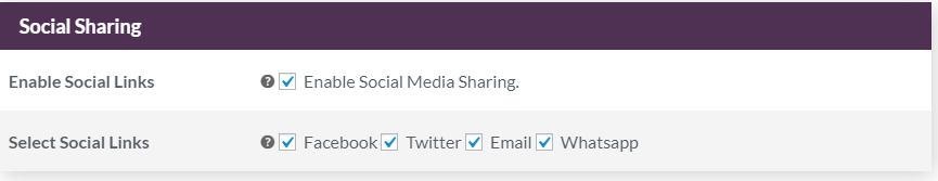 points and rewards social share referral url