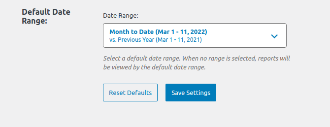default date