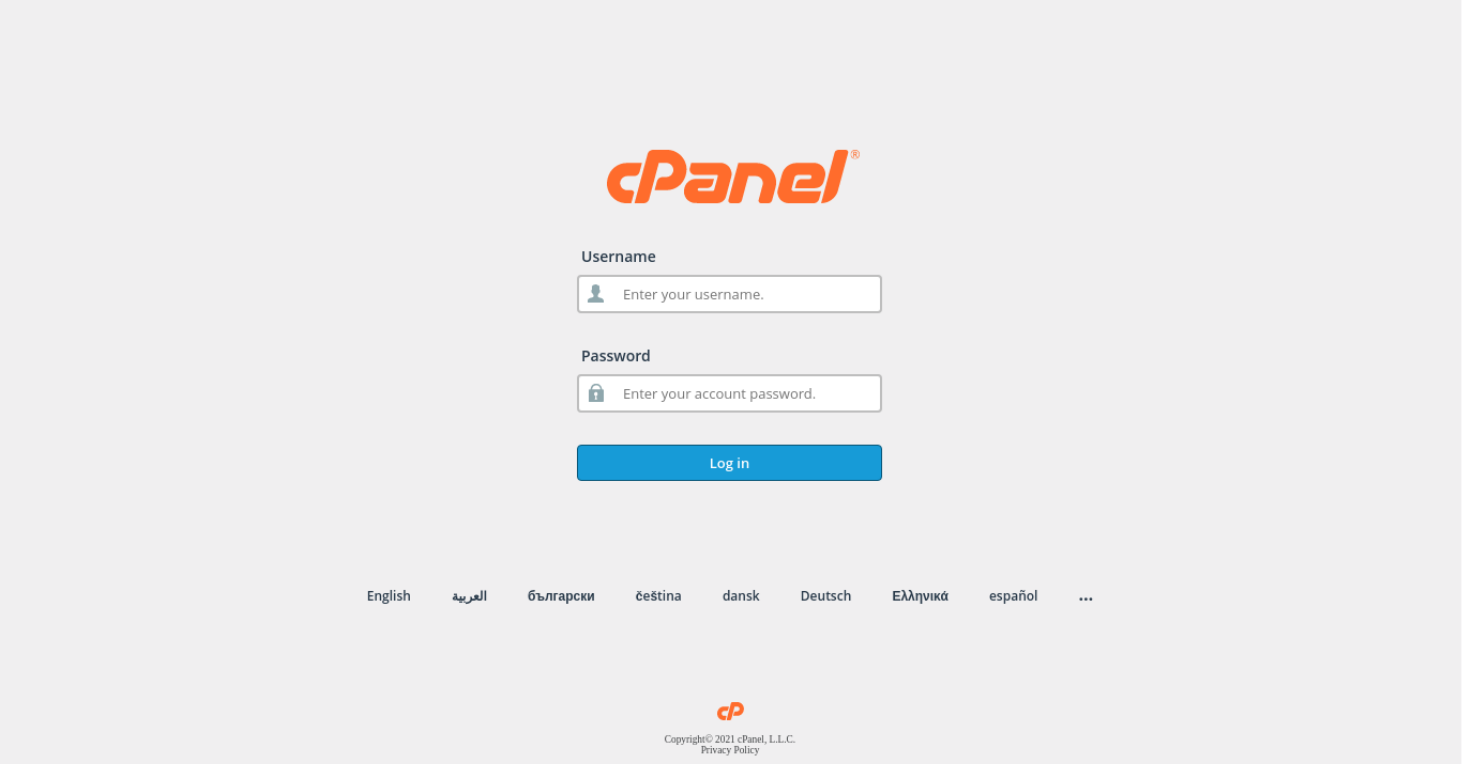 cpanel