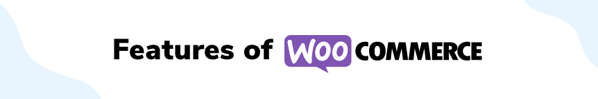 WooCommerce features