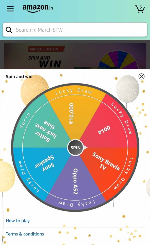 spin win wheel