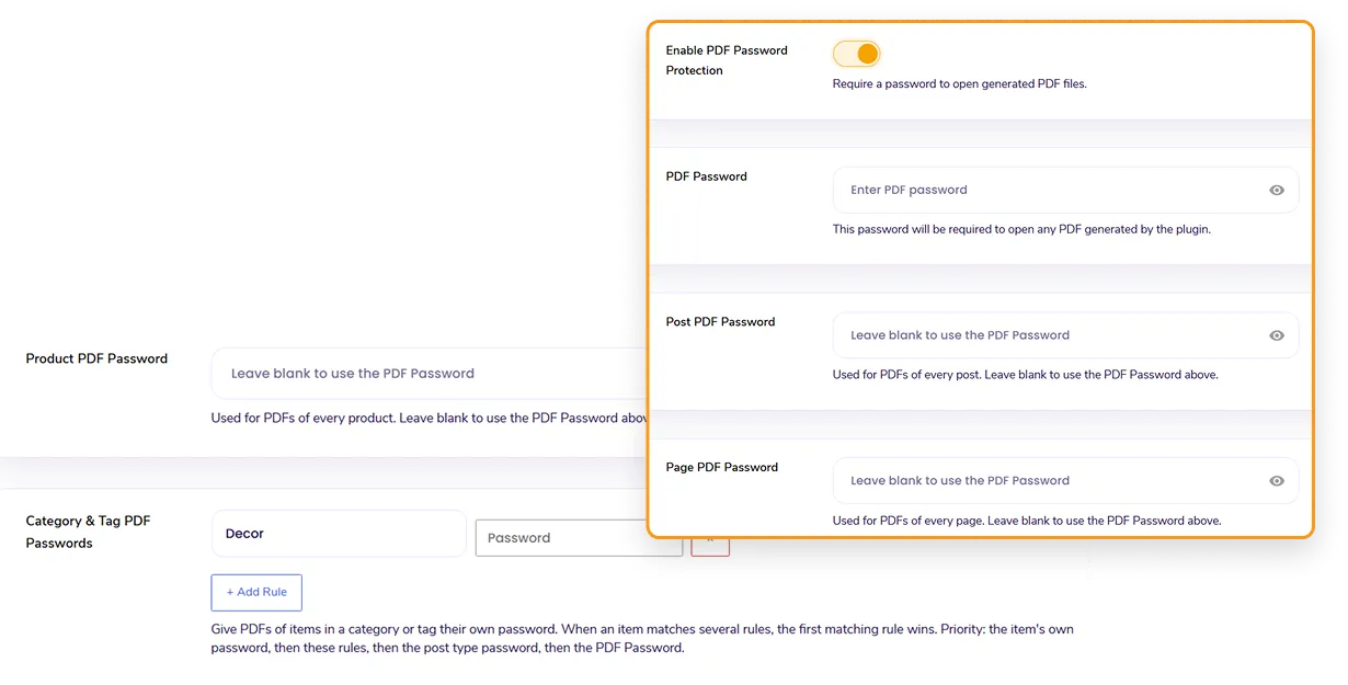 Advanced PDF Password Protection