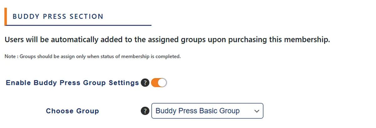Auto Add Members To Assigned BuddyPress Groups