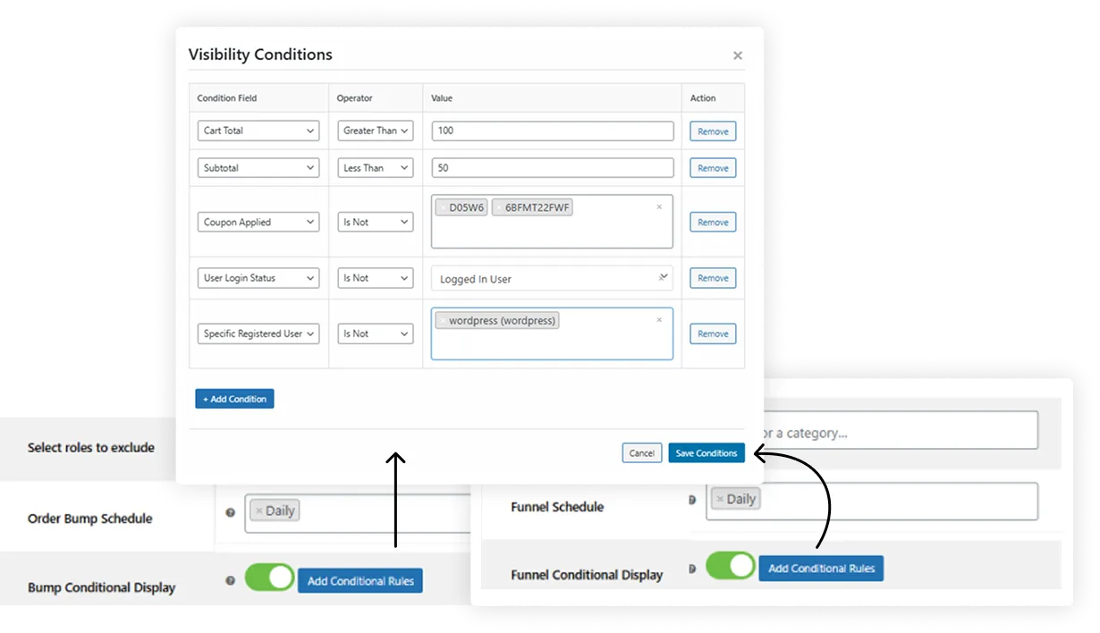 Conditional Visibility For Offers