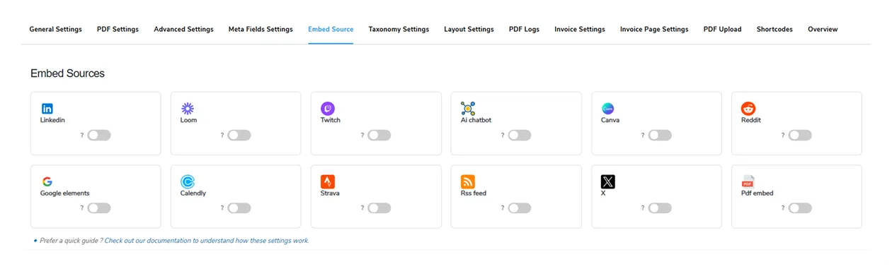 Embed Multiple Third-Party Services