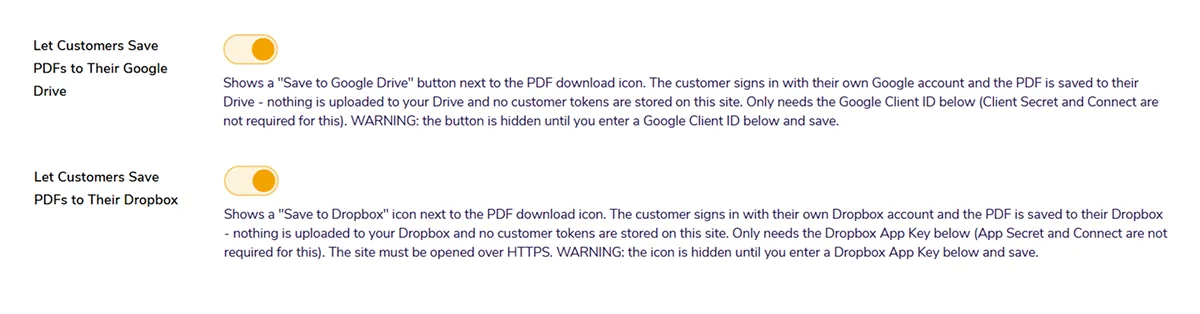One-Click Cloud Saving for PDFs