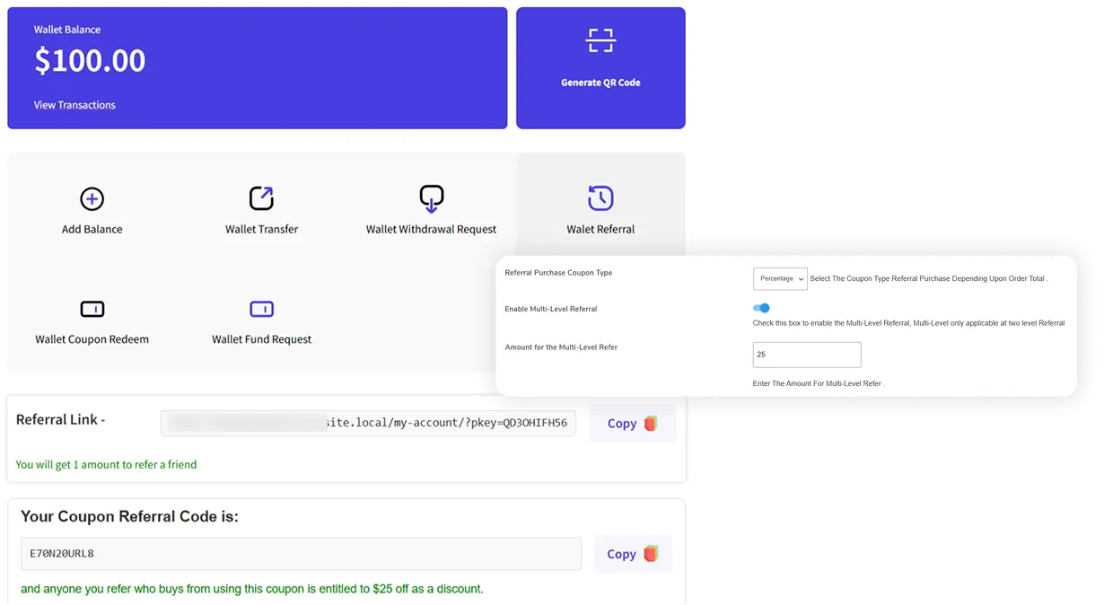 Setup Referral Program