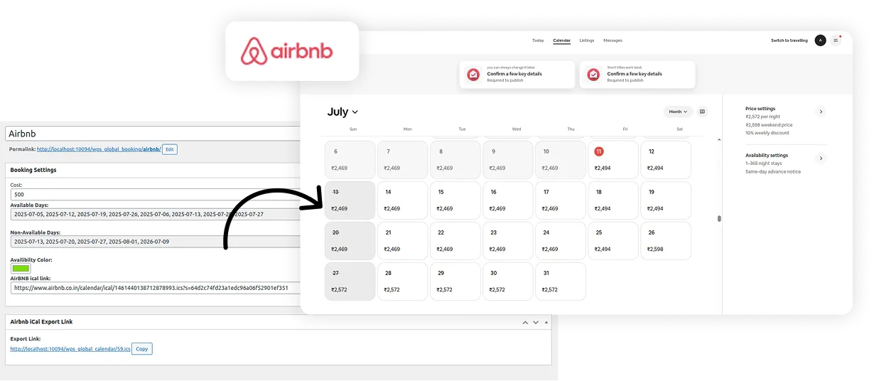Sync Global Calendar With Airbnb