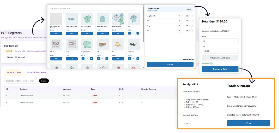 Wallet POS System