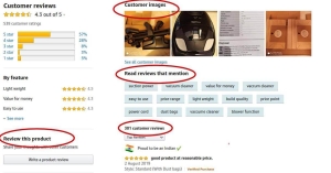 eCommerce Checkout Flow reviews amazon page