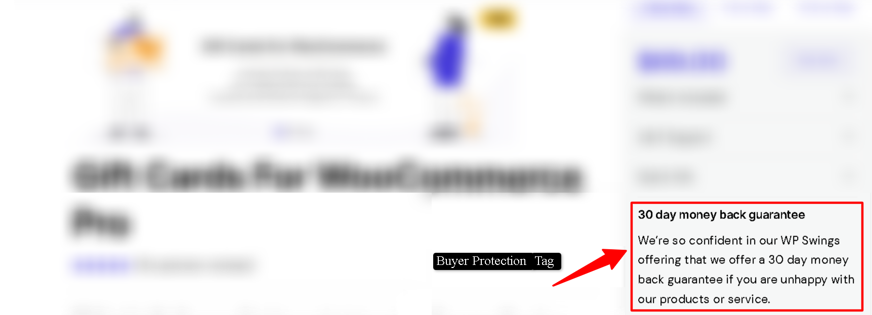 buyer protection tag