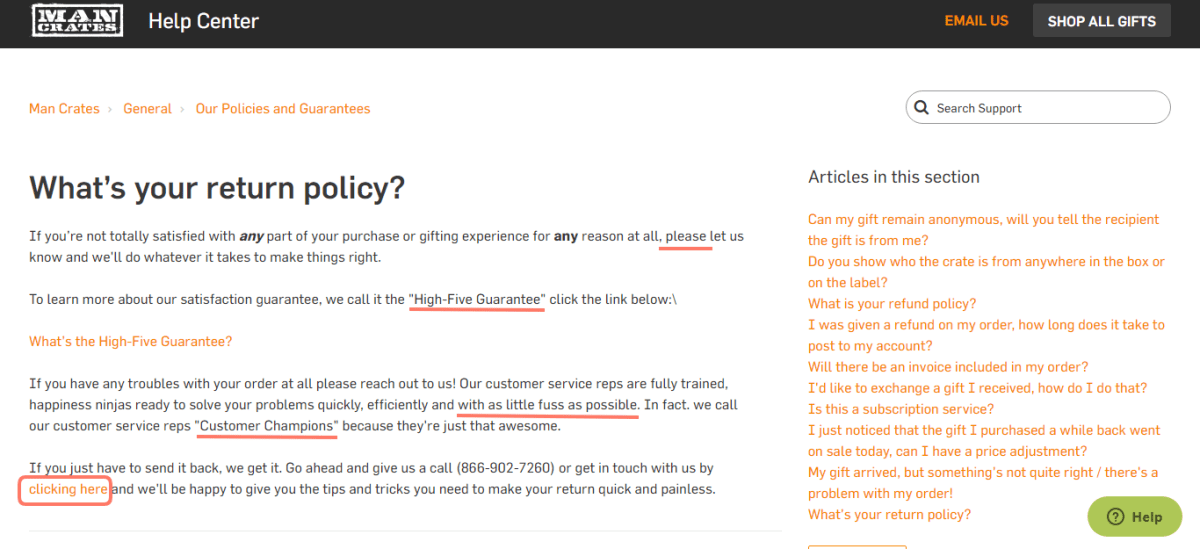 Refund And Exchange Policy For Online Store WP Swings