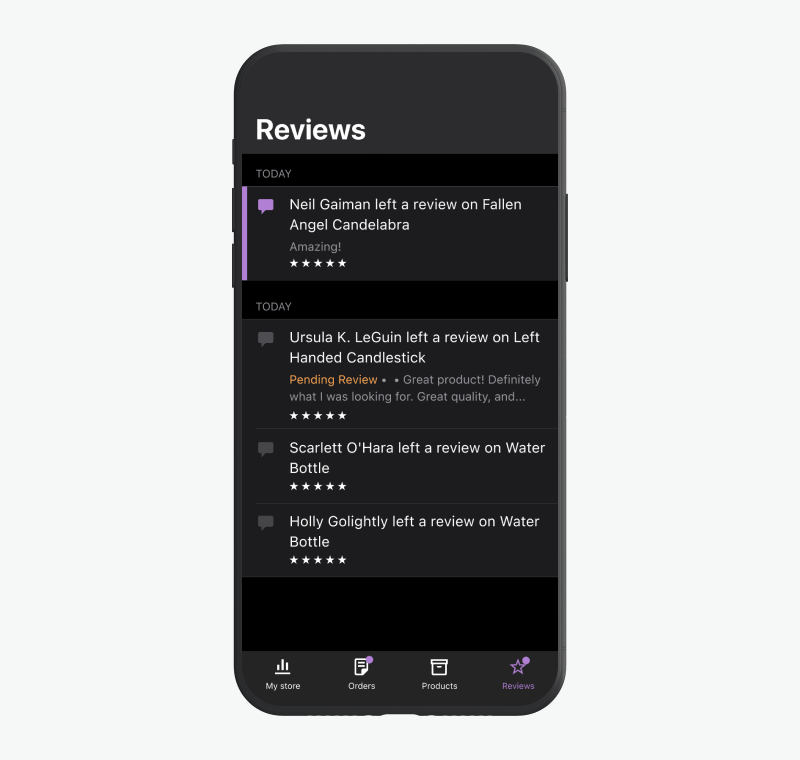 woocommerce app dark mode