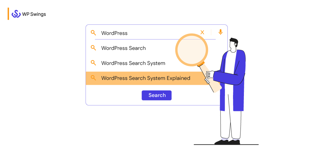 wordpress search system