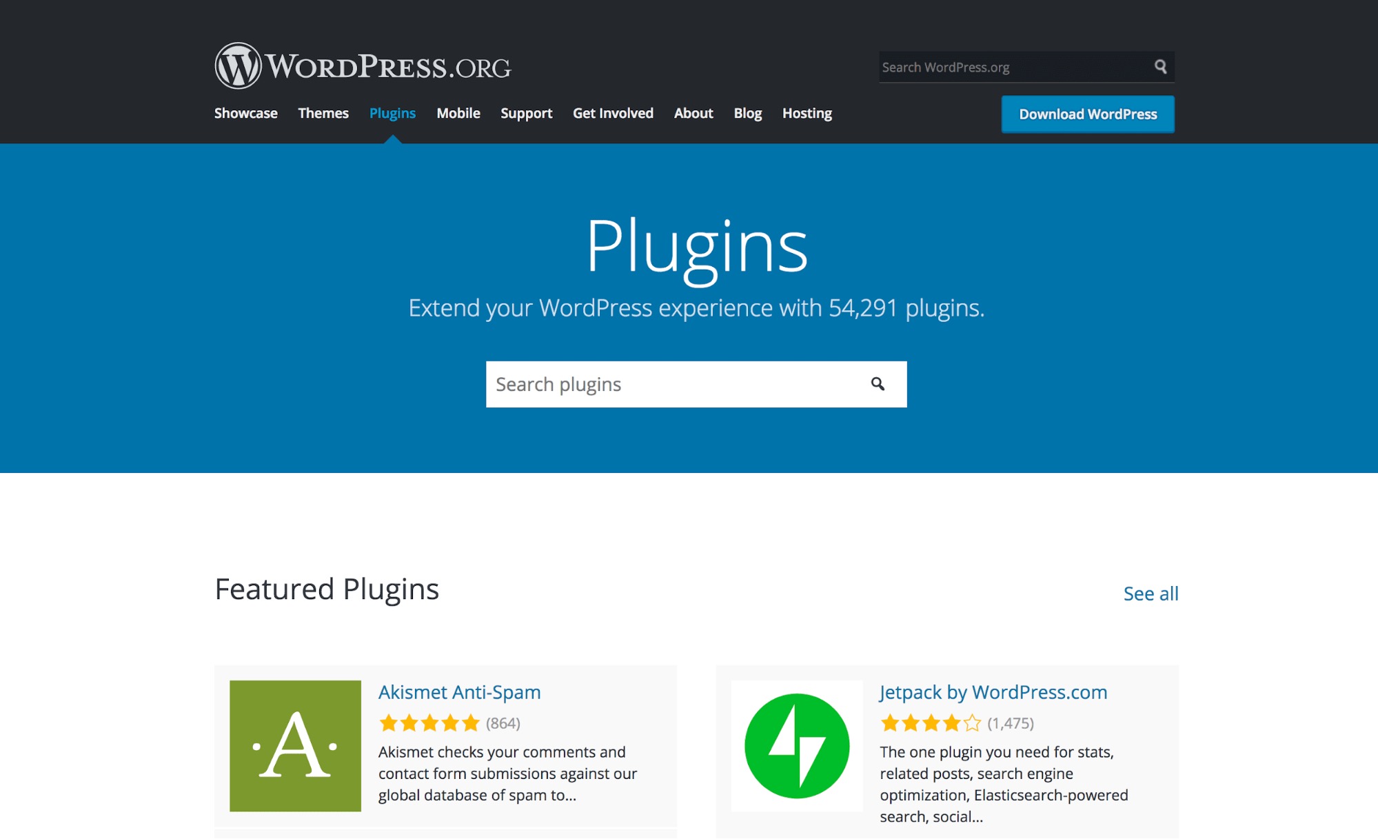 wp org plugins
