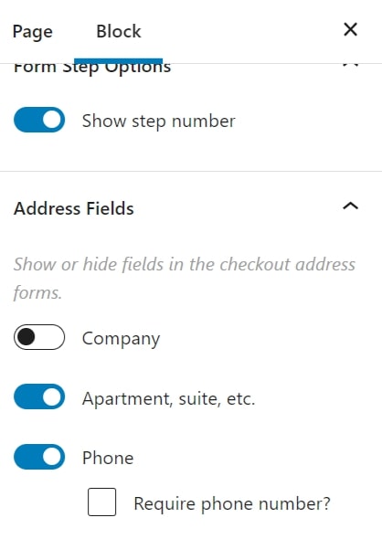 block details