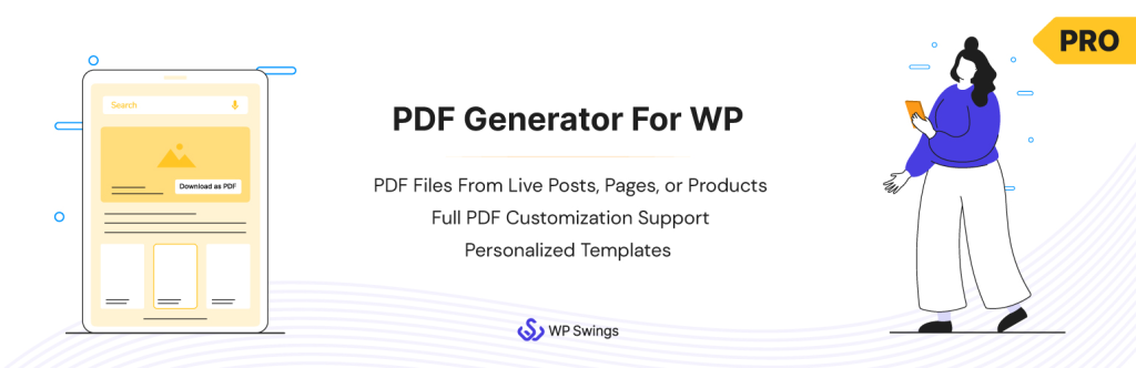 downloadable pdfs using plugin