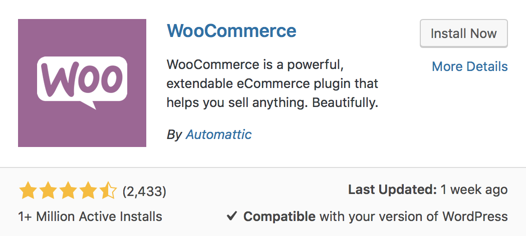 woocommerce plugin