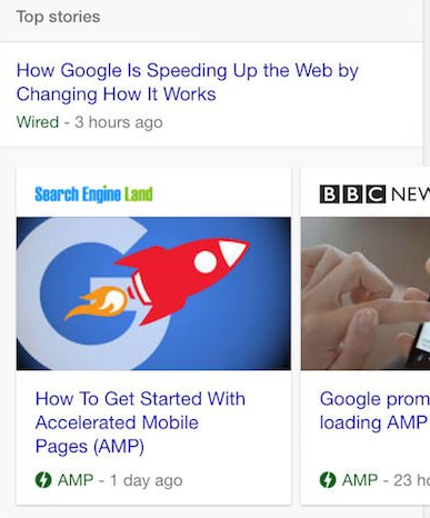 amp page search results