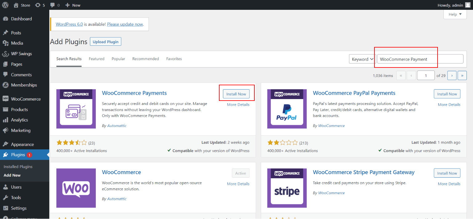 install woocommerce payment plugin