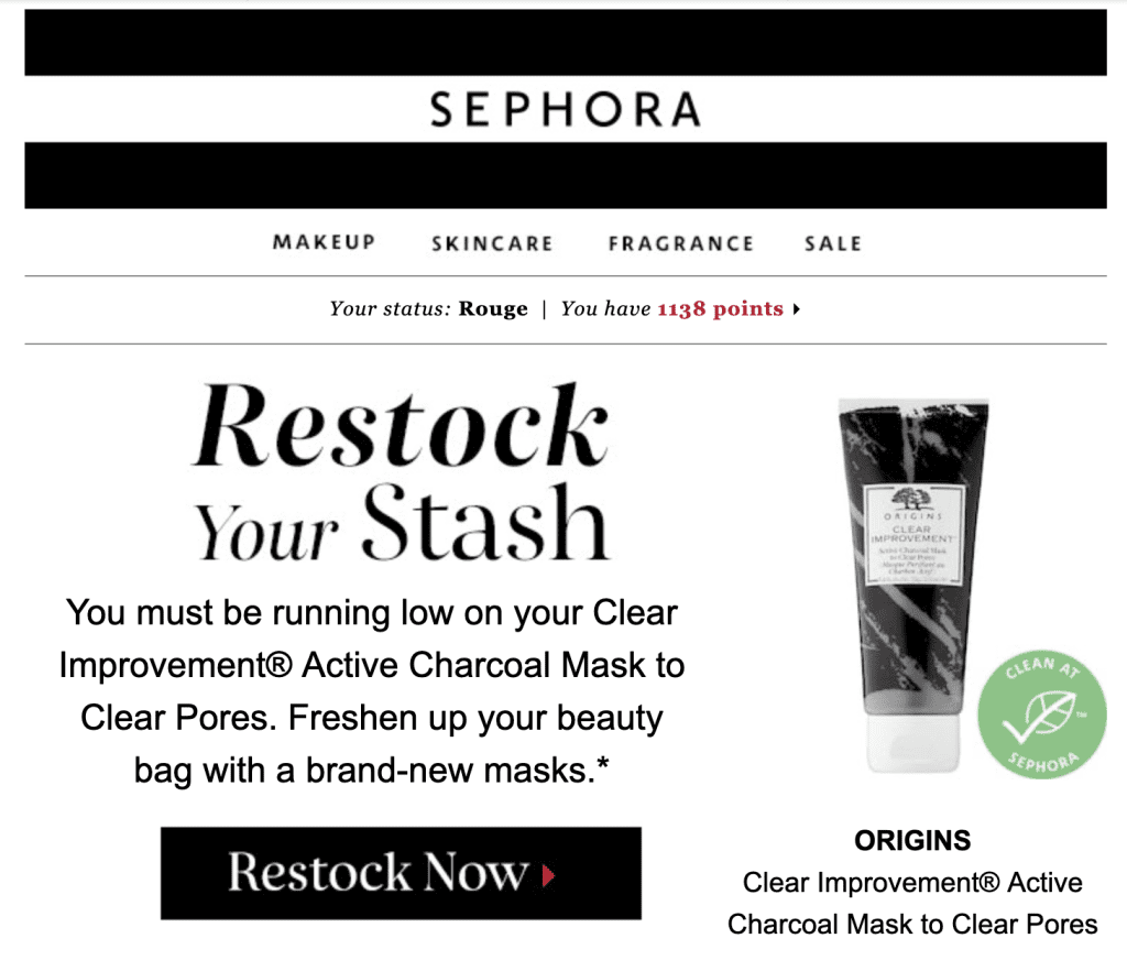 sephora example