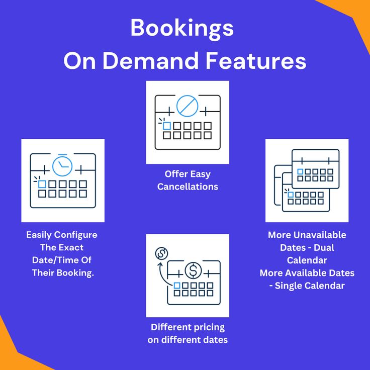 booking features