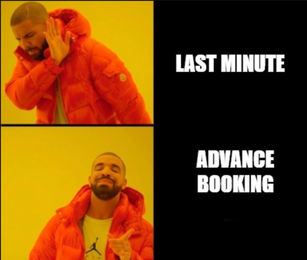 online booking meme