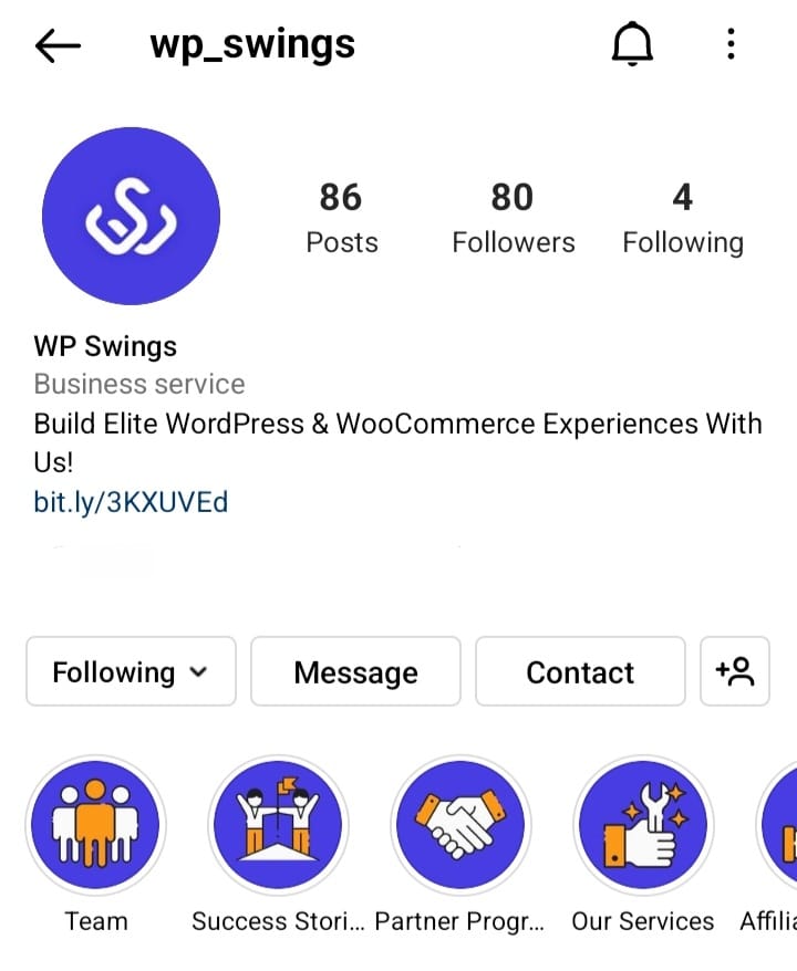 create highlights on Instagram for WooCommerce Products