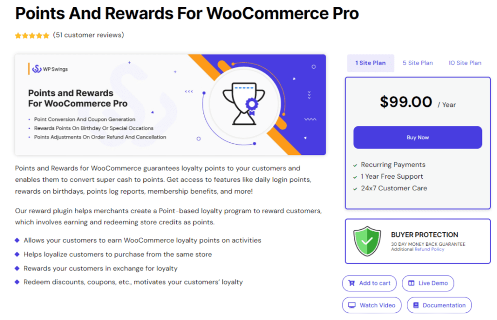 WooCommerce Points and Rewards