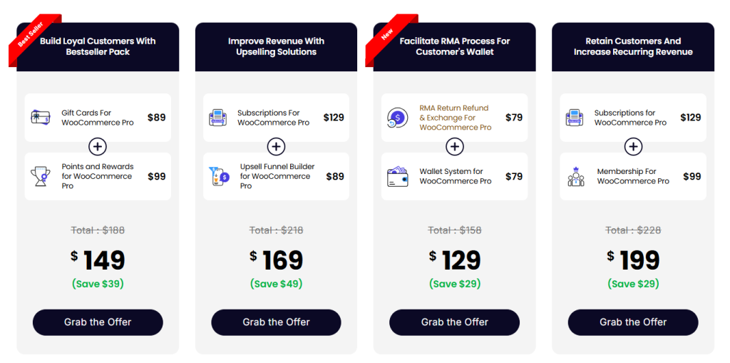 Offer Holiday Product Bundling