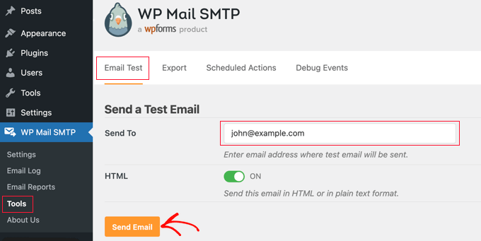 test email smtp tools