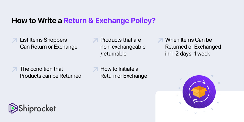 tips for exchange policy