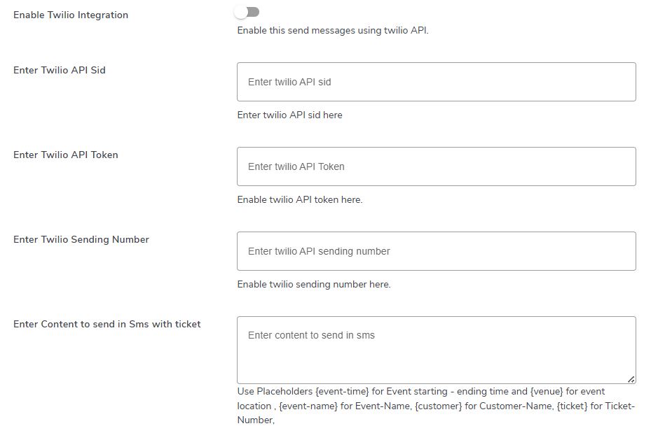 twilio integration