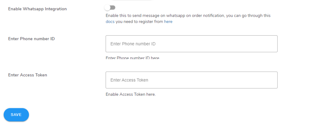 whatsapp integration events pro