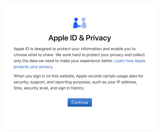 Apple privacy policy