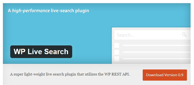 wp live search