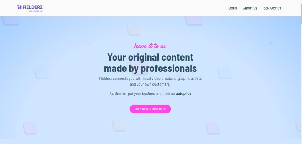 Fielderz Content Creation and Management Website