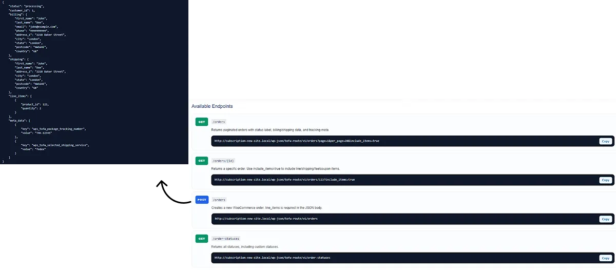 Order API