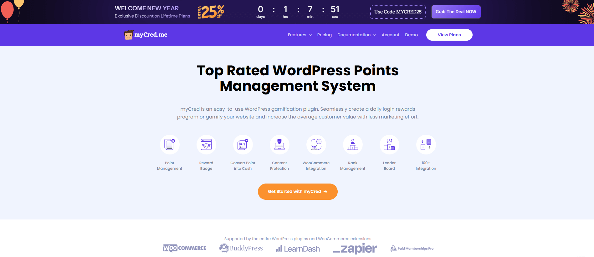 Wordpress gamfication plugin