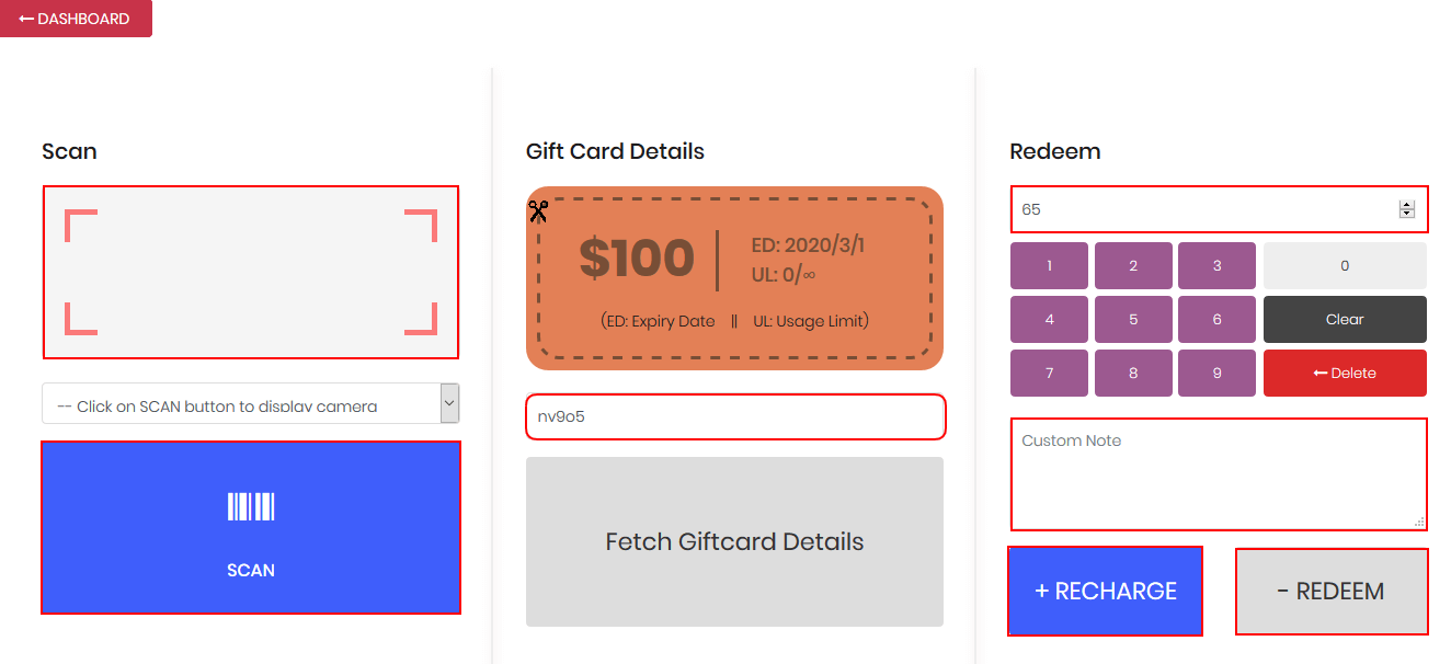 POS System Dashboard