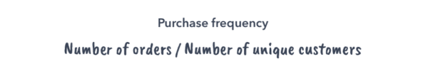 Calculate Purchase Frequency