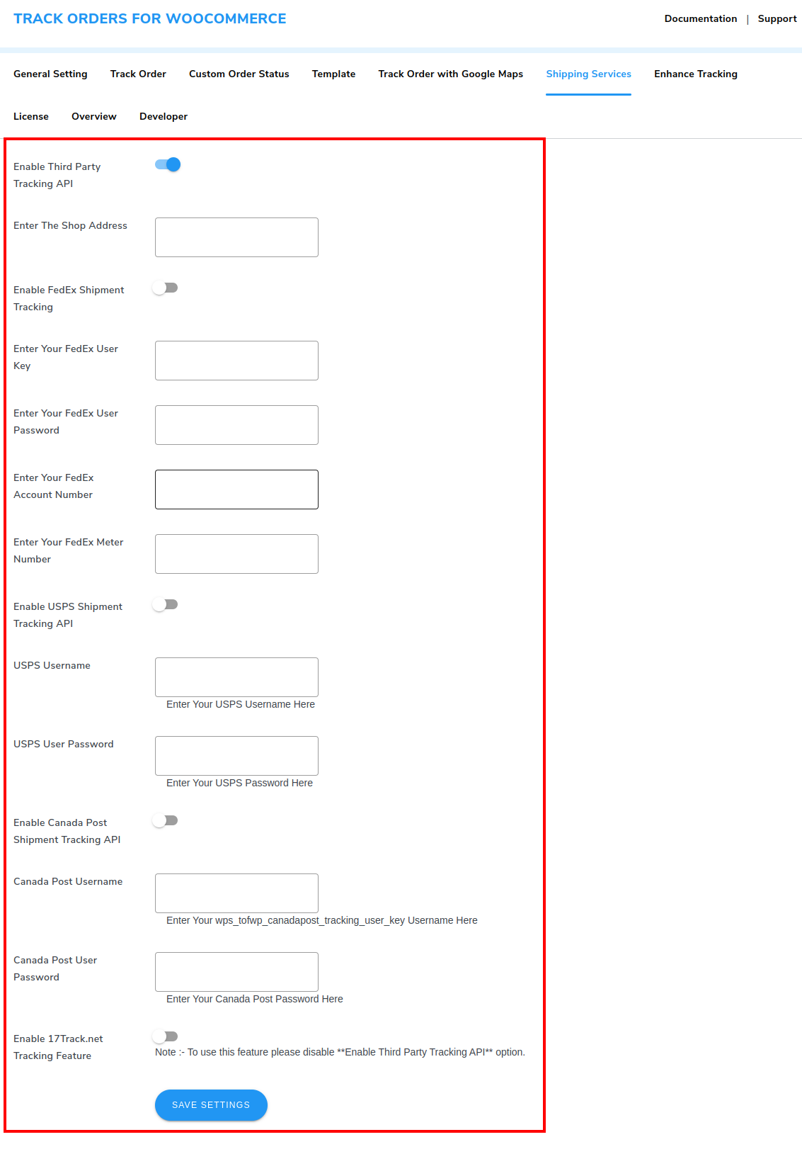 Third Party Shipment Tracking