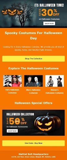 Halloween Email Template