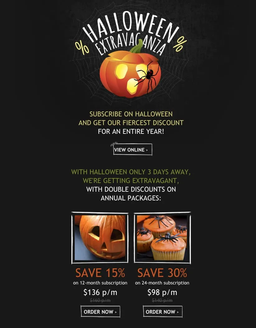 Halloween Email Templates