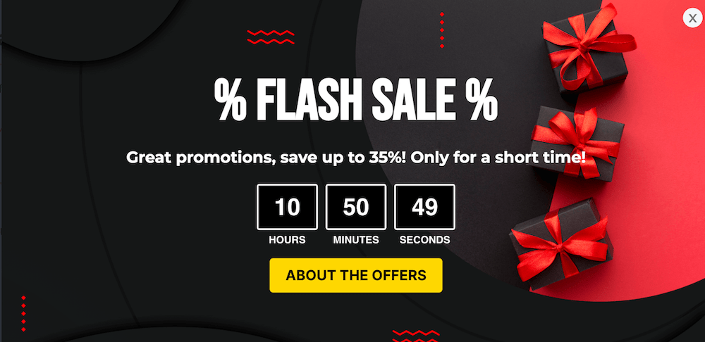 Countdown Flash Sale