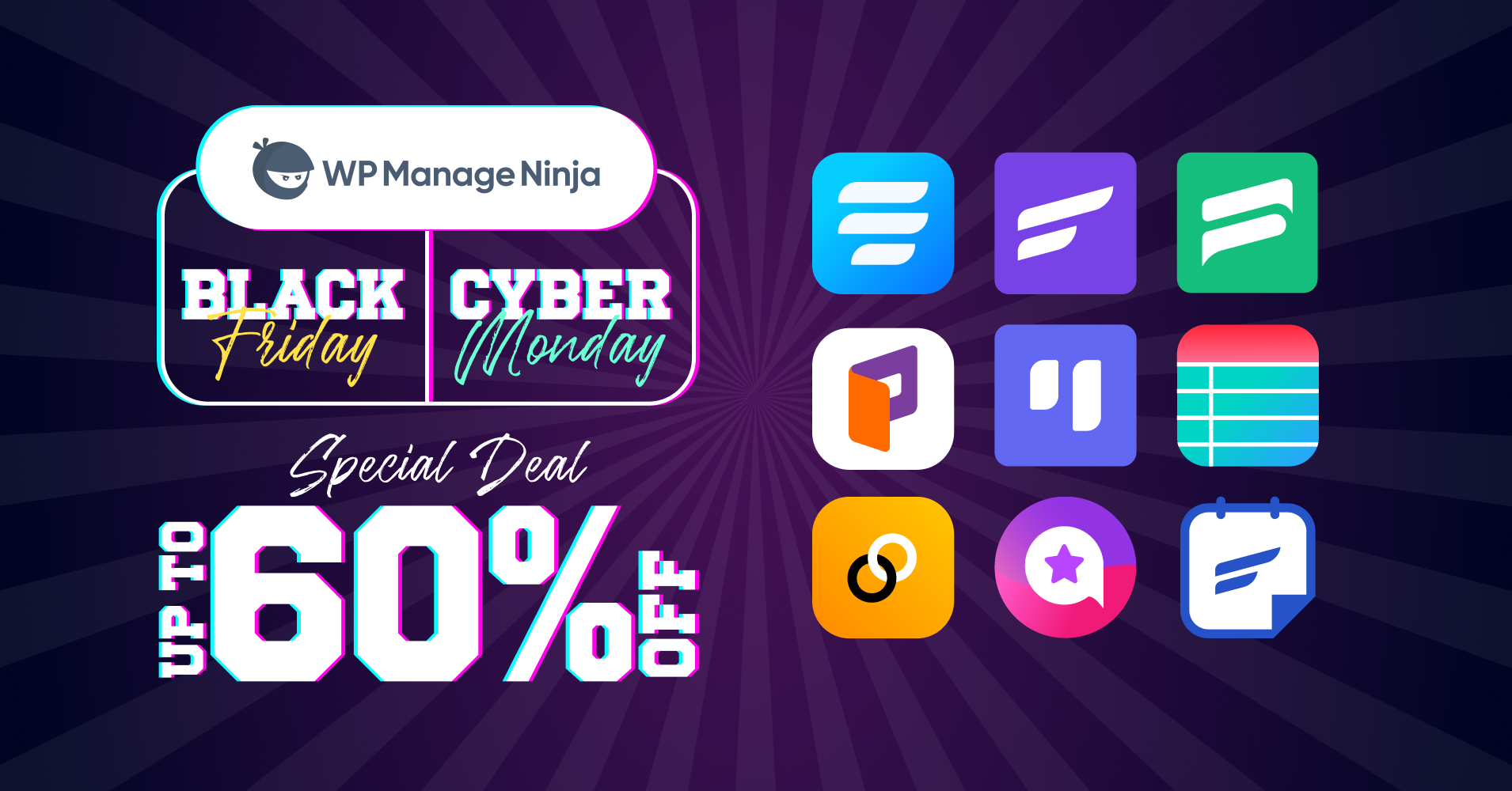 WP Manage Ninja BFCM Deals 