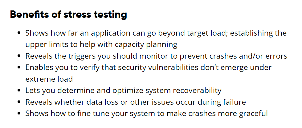 Stress Testing